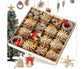 Straw Tree Decoration, 56 Pieces Christmas Tree Decoration Straw Pendant Set - Christmas Tree Decoration