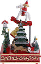 Christams Music Box Xmas Tree Santa Claus babies Wind Up Toys Ornaments Decoration - Trojans Music Box