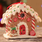 Christmas Scene Village Houses LED Lighted Christmas Buildings