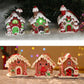 Christmas Scene Village Houses LED Lighted Christmas Buildings