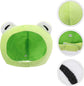 Hat Frog Ears Bunny Finn Hood Froggy The Headband Plush Adult Human Mushroom- Cartoon Shape Hat Funny Photo Headgear Hat