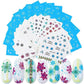 Christmas Nail Sticker New Year Water Decals Christmas Decoration Patch Watermark Nail Art Decoration