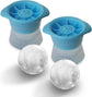 Large Ball Ice Cube Trays 6cm Set of 2 (Grey)