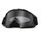 Motorcycle Goggles Ski Goggles UV Anti-fog Goggles with Double Foam Padding for Outdoor Activities Skiing Cycling Snowboarding