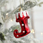 Plastic Christmas balls, Christmas tree decorations, Christmas balls, Christmas tree decorations, Christmas tree decorations (boots)