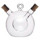 Two-in-one oil pot, sealed glass oil control pot-ball type