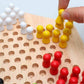 Chinese Checkers Wooden Building Board Games for babies Classic Set Halma Halma Family Strategy Pieces
