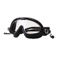 Large Frame High Grade Swim Goggles Waterproof Fogproof HD Swimming Glasses for Men Women Black