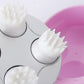 Pet Head Massager, Soft Silicone Brush Head, Gentle Massage, Usb Charging, Electric Pet Massager 1pcs-white