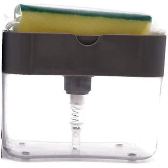 Soap Dispenser Set, Sink Organizer, Pump Soap Dispenser With Sponge Holder, Detergent Dispenser, Kitchen Utensil Holder For The Kitchen