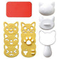 Rice Ball Mold Set Cat Lovely Rice Ball Mold Sushi Mold Pattern Sushi Kitchen Rice Mould Sandwich Diy Kitchen Tools