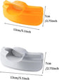 2pcs Kitchen Dedicated Spill Proof Round Edge Pot Deflector Pour Soup Funnel,duckbill Diversion Mouth Funnel,kitchen Pour Soup Strainer Deflector Tool