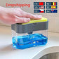 Soap Dispenser Pump With Sponge Manual Press To Clean Liquid Dispenser Container Manual Press Soap Storage Kitchen Tool