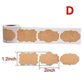 300pcs Vintage Blank Kraft Paper Sealing Sticker Diy Kitchen Classification Baking Packaging Self-adhesive Paper Label Gift Tags