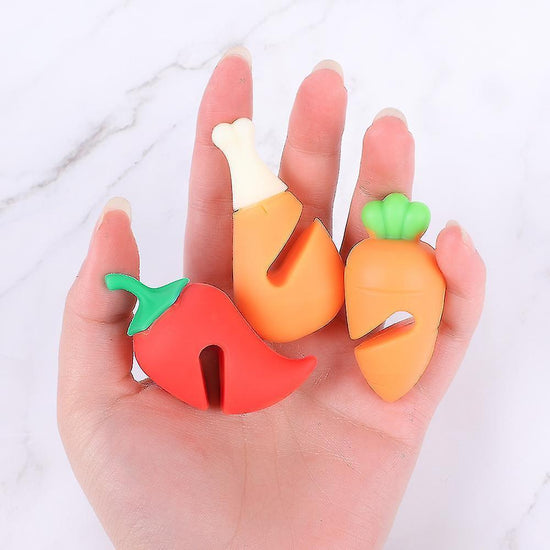 Silicone Pot Lid Holder Anti-spill Rack Heat-resistant Anti-overflow Stoppers Pot Cover Lifter Holder Durable Kitchen Gadgets