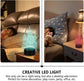 Black Table Decor 1 Set 3D Castle Night Light 3D Optical Illusion Night Lamp Decorative Bedside Light Tabletop Decoration Ornament Without Battery
