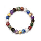 Colorful Beads Rainbow Healing Crystal Chakra Yoga Hologram Bracelets For Women