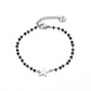 Crystal Beads Chain Bracelet(steel-star)