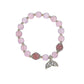 Jcsw Diamond-studded Fishtail Strawberry Crystal Bracelet, Sweet And Cold Temperament Simple Bracelet