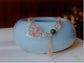 Natural Pink Strawberry Crystal Cat&