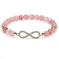 Natural Strawberry Healing Bracelet Women&