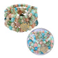 Set Of 4 Bohemian Stretch Crystal Bracelets Crystal Bracelets For Women Girls