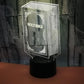 Optical Illusion 3D Book Night Light 16 Colors Cha