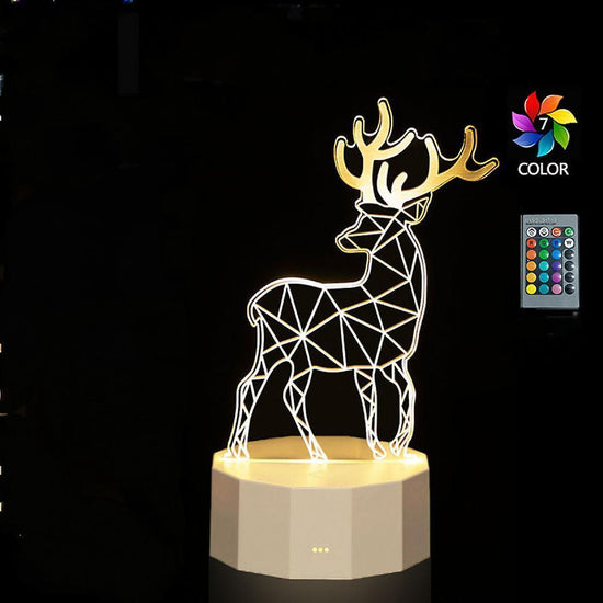 babies Night Light 3D Bedroom Decor Illusion Lamp 3D Creative