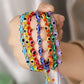 Bracelet, Crystal Bead Bracelet, Retro Evil Eye Bracelet, Handmade Female Bracelet, Braid Rope Couple Bracelet, Lucky Fashion Jewelry