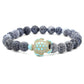 Healing Crystals Bracelet Handmade Natural Gemstones Beads Bracelet Elastic Natural Stone Yoga Beads Bracelet Bangle Gifts