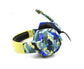 Wired Luminous Camouflage Gaming Headphone Headset for Computer Gameellow ABS