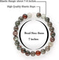 Men Women 8mm Natural Stone Bead Stretch Bracelet Healing Crystal Gemstone Beaded Bracelets