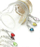 Necklaces for Women Pendant Fashion Jewelry Valentine Gift Necklace Minimalistic Alloy Heart-shaped Faux Crystal Bottle Choker Beaded Necklace Set Gif