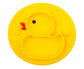 Babies Plate Silicone Babies Plates Suction Placemat Divided Dishes for Babies and Babiess One-Piece Strong Suction, BPA Free, Microwave Dishwasher secure
