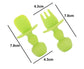 Babies Utensils Set - Silicone Babies Utensils - Anti-Choke Babies Spoon And Babies Fork Utensils Set