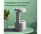 Anti-gravity water droplet backflow humidifier aromatherapy machine large-capacity mist essential oil office bedroom home sprayer white