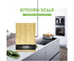 New 5kg food medicine scale baking electronic scale home gram weight scale bamboo panel home kitchen electronic scale Bamboo panel 5kg/1g
