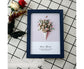 1 Set 5 Inch Photo Frame Patchwork Waterproof Thickened Decorative Foam Wall Hanging Photo Display Frame Household Supply - Dark Blue