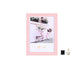 1 Set 5 Inch Photo Frame Patchwork Waterproof Thickened Decorative Foam Wall Hanging Photo Display Frame Household Supply - Pink