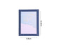 1 Set 5 Inch Photo Frame Patchwork Waterproof Thickened Decorative Foam Wall Hanging Photo Display Frame Household Supply - Blue