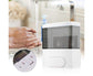 300ml Wall-mounted PP Manual Liquid Soap Dispenser Shampoo Shower Gel Bottle-Black