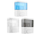 300ml Wall-mounted PP Manual Liquid Soap Dispenser Shampoo Shower Gel Bottle-Black