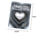 3-inch Photo Album Plastic Sealed Single Compartment Heart Pattern Black Pink Postcard Cinema Ticket Album Student Supplies - Pink