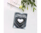 3-inch Photo Album Plastic Sealed Single Compartment Heart Pattern Black Pink Postcard Cinema Ticket Album Student Supplieslack