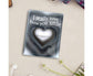 3-inch Photo Album Plastic Sealed Single Compartment Heart Pattern Black Pink Postcard Cinema Ticket Album Student Supplieslack