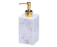 500ml Empty Hand Sanitizer Bottle Refillable Versatile Resin Marbling Press Lotion Dispenser for Bathroom