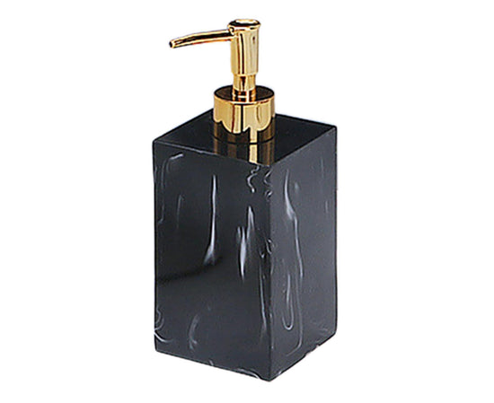 500ml Empty Hand Sanitizer Bottle Refillable Versatile Resin Marbling Press Lotion Dispenser for Bathroom