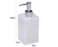 500ml Empty Hand Sanitizer Bottle Refillable Versatile Resin Marbling Press Lotion Dispenser for Bathroom