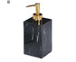 500ml Empty Hand Sanitizer Bottle Refillable Versatile Resin Marbling Press Lotion Dispenser for Bathroom