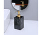 500ml Empty Hand Sanitizer Bottle Refillable Versatile Resin Marbling Press Lotion Dispenser for Bathroom